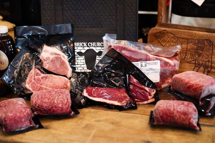 Photo of packages of meats from Brick Church Meats & More