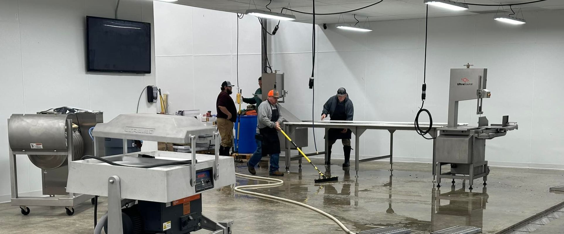 Photo of meat processing plant