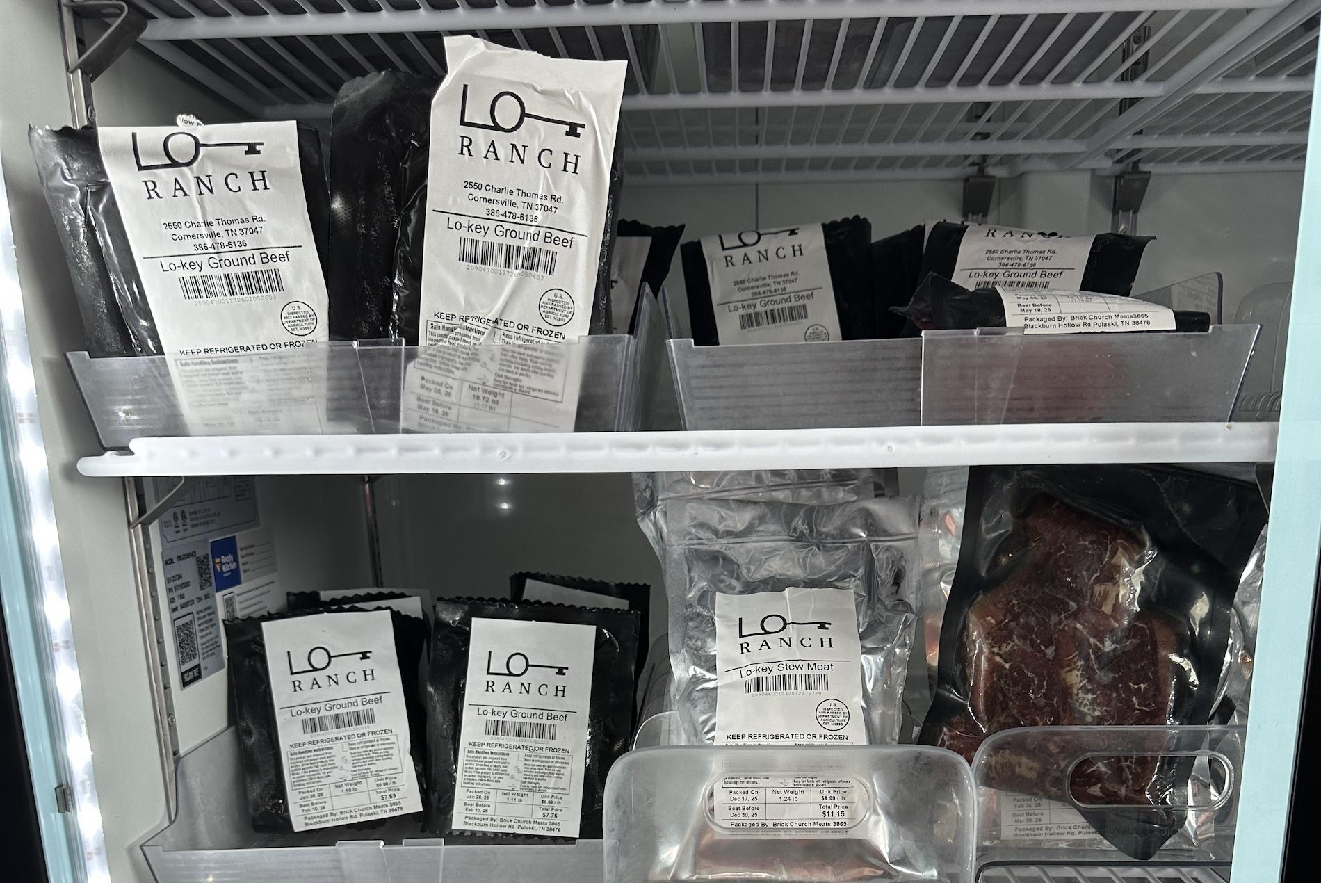 Photo of packages of pork from Brick Church Meats and More